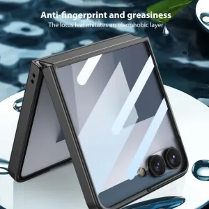 GKK XTCASE Ochranný kryt s držiakom Samsung Galaxy Z Flip7 5G TITANIUM GREY