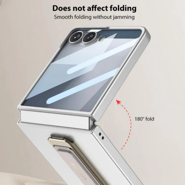 GKK XTCASE Ochranný kryt s držiakom Samsung Galaxy Z Flip7 5G TITANIUM GREY