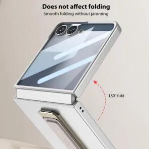 GKK XTCASE Ochranný kryt s držiakom Samsung Galaxy Z Flip7 5G TITANIUM GREY