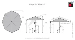Knirps PHOENIX šedá