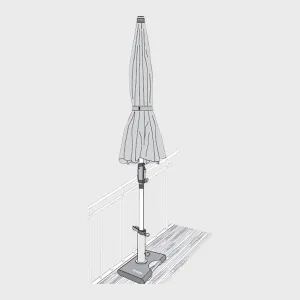 KNIRPS 25 kg - žulový stojan pre balkónové slnečníky