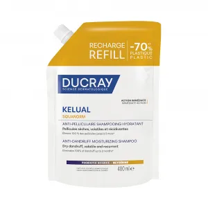 DUCRAY Kelual Squanorm hydratačný šampón proti suchým lupinám náplň 400 ml