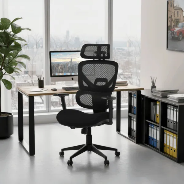 AUTRONIC Kancelárska stolička KA-Q8203 BK, čierne
