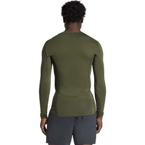 adidas TECHFIT LS TEE Pánske športové tričko, tmavo sivá, veľkosť
