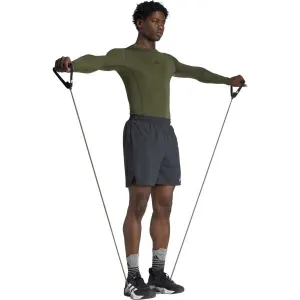 adidas TECHFIT LS TEE Pánske športové tričko, tmavo sivá, veľkosť