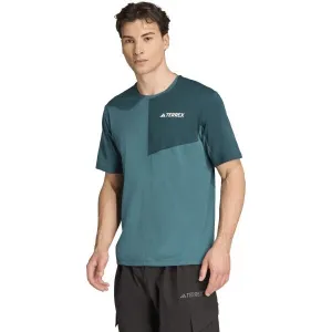 adidas TERREX MULTI TEE Pánske športové tričko, zelená, veľkosť