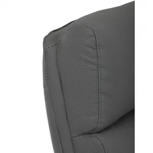 AUTRONIC Kancelárske kreslo KA-D8104 GREY, sivá ekokoža