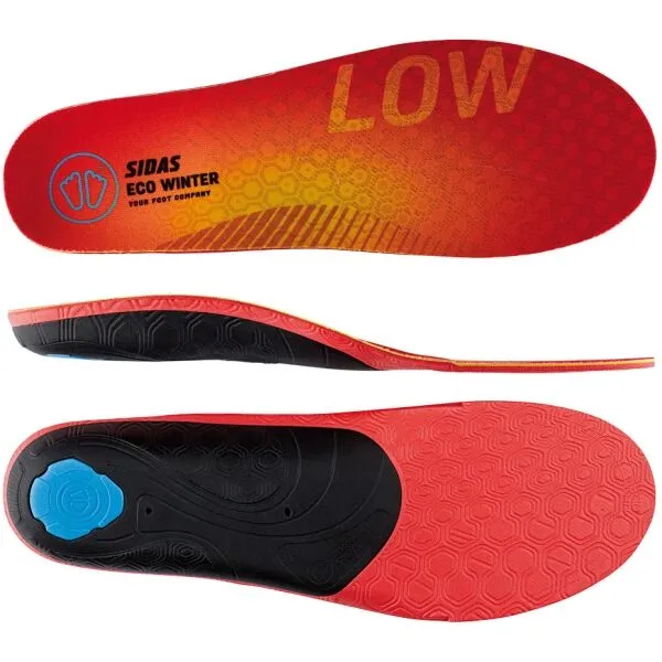 Sidas 3FEET ECO WINTER LOW Zimné vložky do topánok, červená, veľkosť 39-41