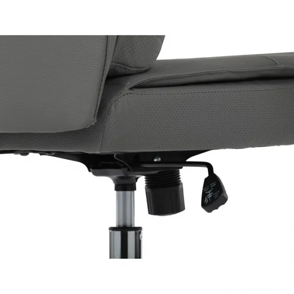 AUTRONIC Kancelárske kreslo KA-D8104 GREY, sivá ekokoža