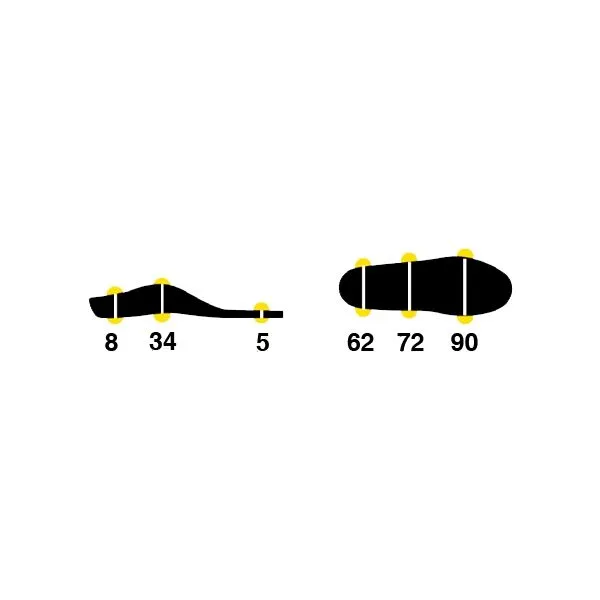 Sidas 3FEET COMFORT HIGH Vložky do topánok, modrá, veľkosť 39-41