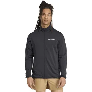 adidas MULTI TERREX CLIMAWARM FZ FL Pánska outdoorová bunda, čierna, veľkosť