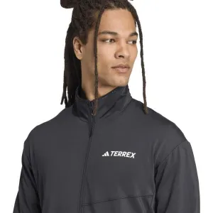 adidas MULTI TERREX CLIMAWARM FZ FL Pánska outdoorová bunda, čierna, veľkosť