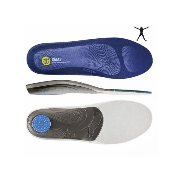 Sidas 3FEET COMFORT LOW Vložky do topánok, modrá, veľkosť 39-41