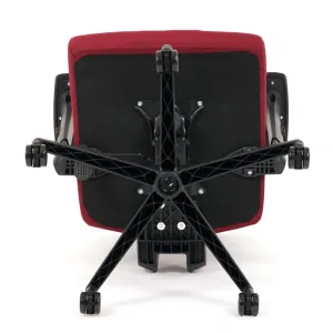 AUTRONIC Kancelárska stolička KA-B1025 BOR, červená, sieťovina