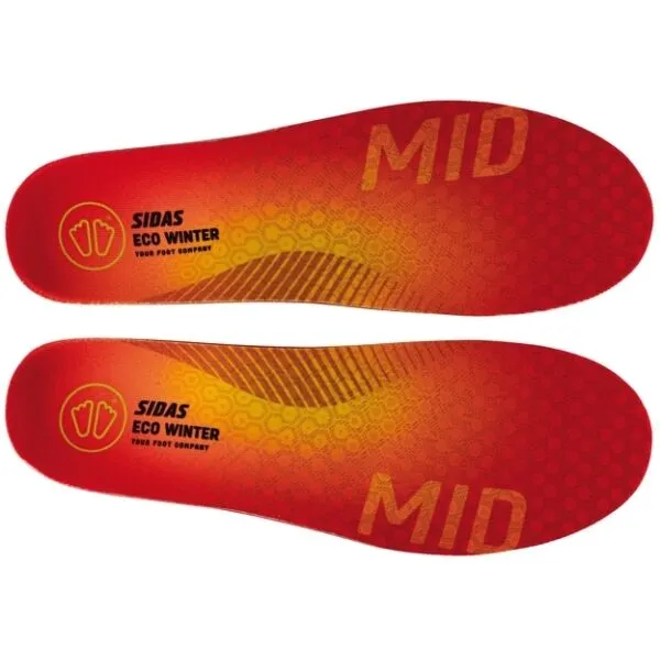 Sidas 3FEET ECO WINTER MID Zimné vložky do topánok, červená, veľkosť 46-48