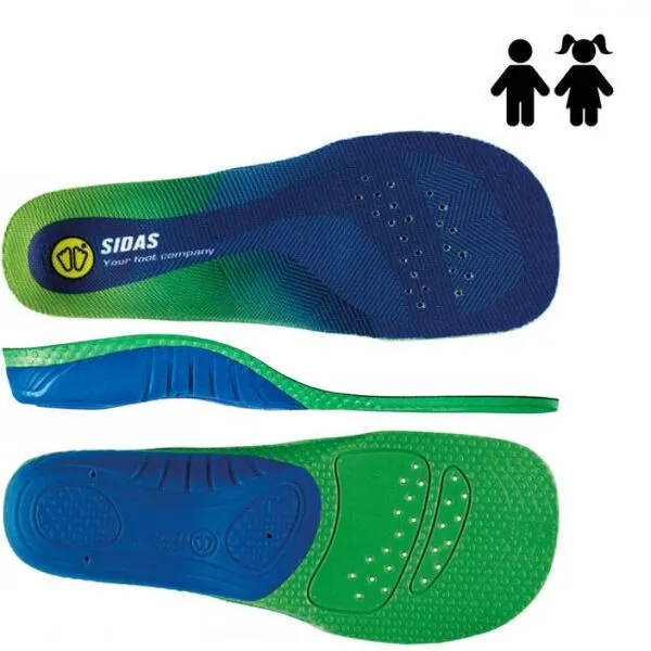 Sidas COMFORT 3D JUNIOR Detské vložky do topánok, modrá, veľkosť
