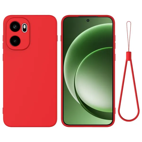 RUBBER Ochranný obal pre OnePlus 15R červený
