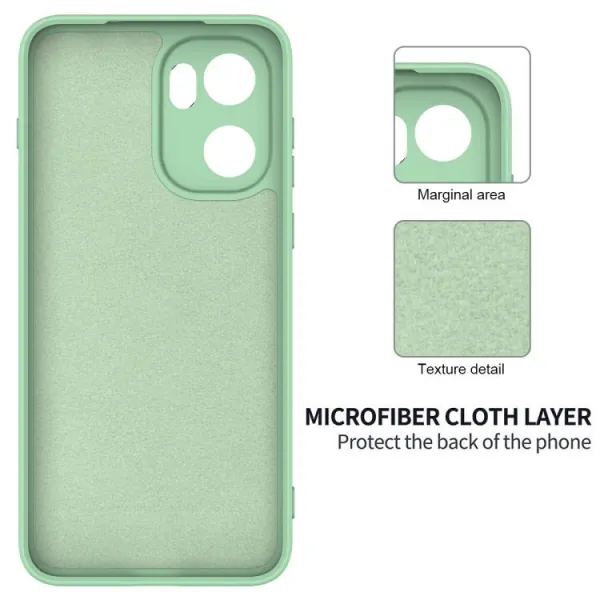 RUBBER Ochranný obal pre OnePlus 15R zelený
