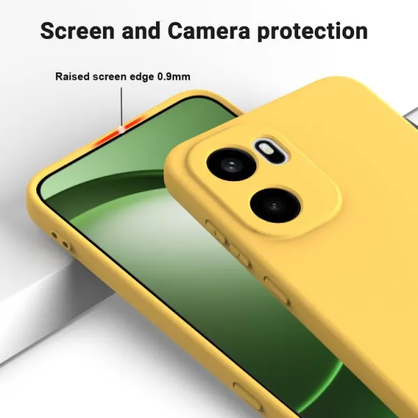 RUBBER Ochranný obal pre OnePlus 15R žltý