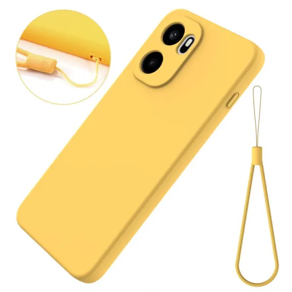 RUBBER Ochranný obal pre OnePlus 15R žltý