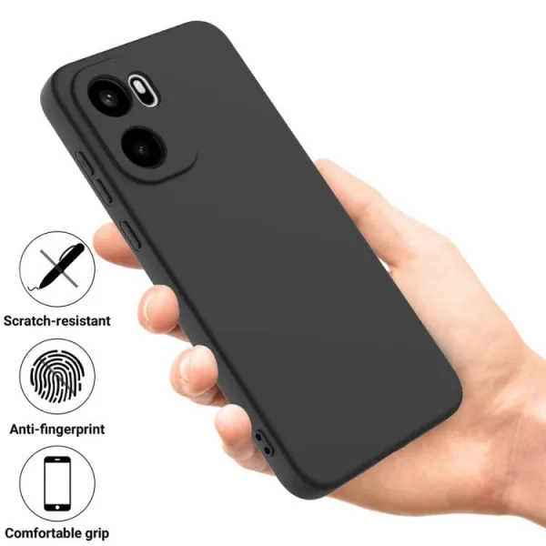 RUBBER Ochranný obal pre OnePlus 15R čierny