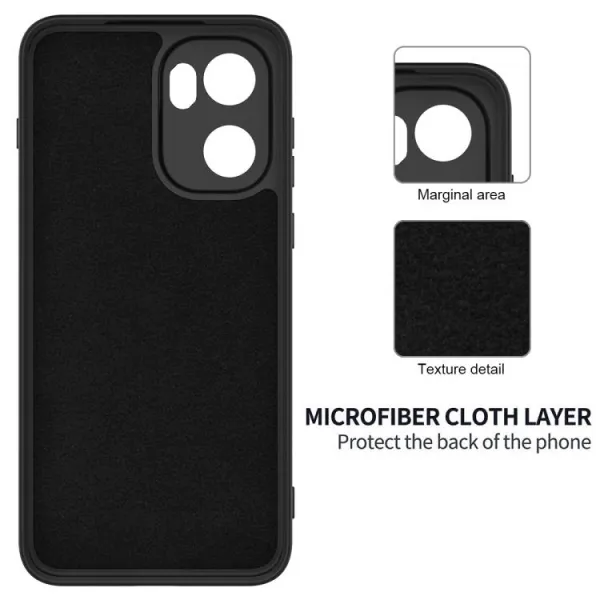 RUBBER Ochranný obal pre OnePlus 15R čierny
