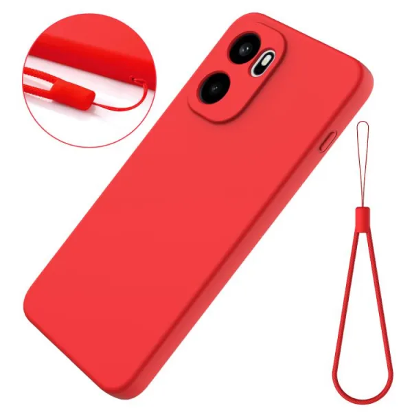 RUBBER Ochranný obal pre OnePlus 15R červený