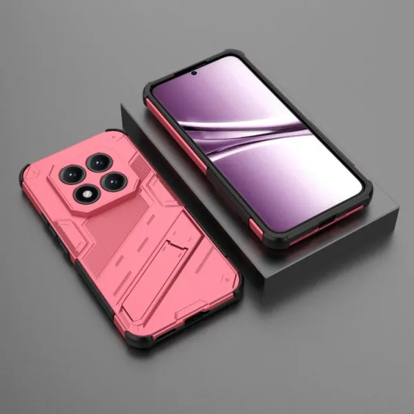 BIB Ochranný obal so stojanom pre Xiaomi Redmi Note 15 Pro+ 5G / POCO M8 Pro 5G ružový