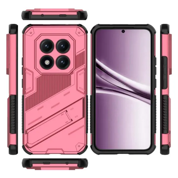 BIB Ochranný obal so stojanom pre Xiaomi Redmi Note 15 Pro+ 5G / POCO M8 Pro 5G ružový
