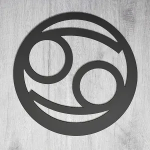 Drevený symbol na stenu - Znamenie zverokruhu Rak