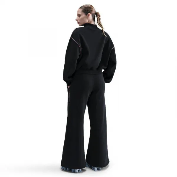 Dámske tepláky NIKE W NSW PHNX FLC LOGO WIDE LEG BLACK