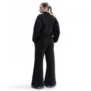 Dámske tepláky NIKE W NSW PHNX FLC LOGO WIDE LEG BLACK