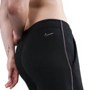 Dámske tepláky NIKE W NSW PHNX FLC LOGO WIDE LEG BLACK