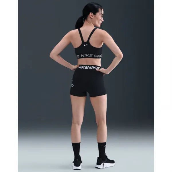 Dámska tréningová športová podprsenka NIKE PRO W NP LS BRA TT GRX BLACK WHITE WHITE