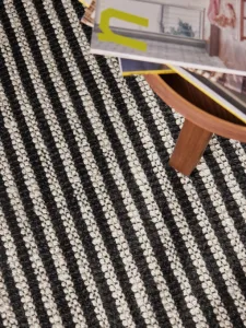 Koberec Elle Decoration Harvest Ebony Ivory Black