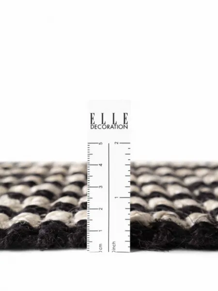 Koberec Elle Decoration Harvest Ebony Ivory Black