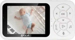 EVOLVEO Baby Monitor N35, dětská chůvička s kamerou,VOX,teploměr,noční vidění,RGB světlo, Modrá