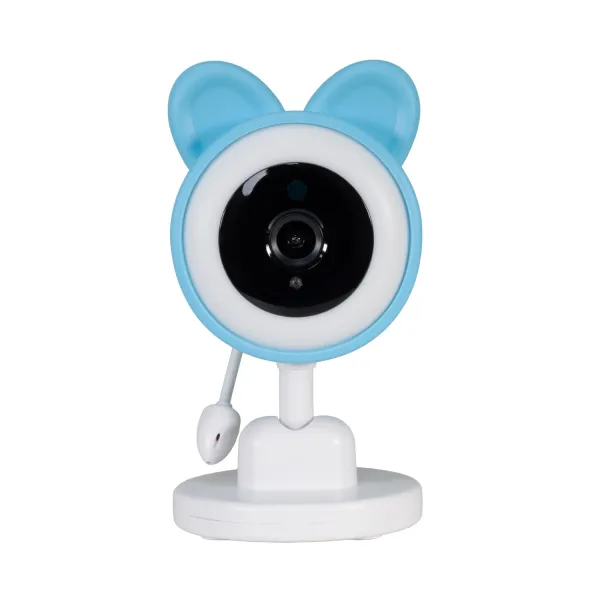 EVOLVEO Baby Monitor N35, dětská chůvička s kamerou,VOX,teploměr,noční vidění,RGB světlo, Modrá