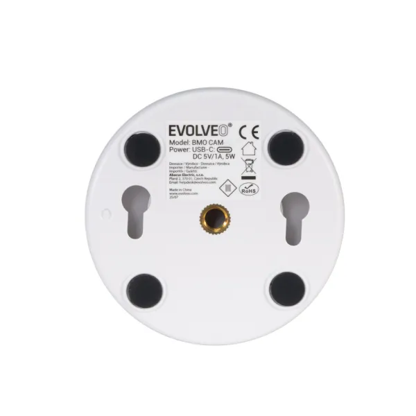 EVOLVEO Baby Monitor N35, dětská chůvička s kamerou,VOX,teploměr,noční vidění,RGB světlo, Modrá