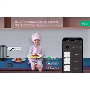 Nous A5 WiFi Smart Predlžovací Kábel Tuya NOUS-A5-1544