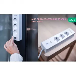 Nous A5 WiFi Smart Predlžovací Kábel Tuya NOUS-A5-1544