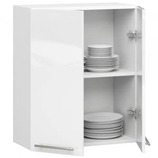 Ak furniture Závesná kuchynská skrinka Olívia W 60 cm biela