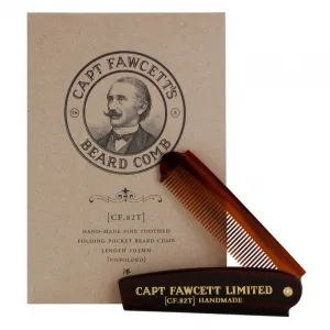Captain Fawcett Accessories skladací hrebeň na bradu (CF.82T) 19.3 cm
