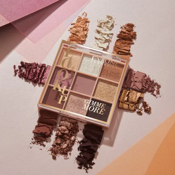 Eveline Cosmetics Look Up Gimme More paletka očných tieňov 10,8 g