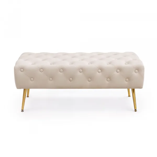 Ak furniture Taburet Monaco béžový