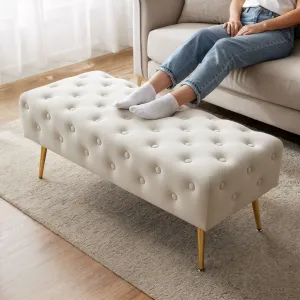 Ak furniture Taburet Monaco béžový