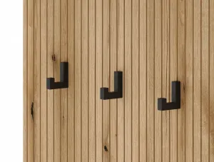 Vivaldi Předsíňová stěna Nordic 100 cm dub Evoke/grafit