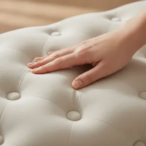 Ak furniture Taburet Madrid béžový