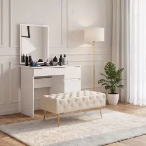 Ak furniture Taburet Monaco béžový