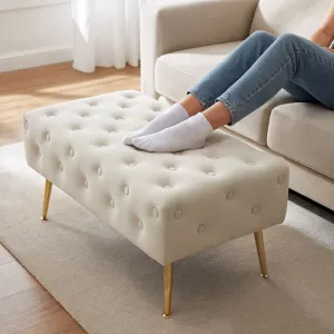 Ak furniture Taburet Madrid béžový
